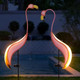 Huyieno 2Pk Solar Garden Stake Lights Flamingo Yard Art Decor Metal Birds Statues Outdoor Patio Yard Lawn Porch Decorations Outdoor Garden Decor House Warming S