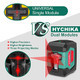 Hychika Better Tools For Better Life Laser Level Hychika 50 Feet Cross Line Laser With Dual Modules Self Leveling Laser Level Switchable Self-Leveling Vertical And Horizontal Line Construction Picture Hanging Battery Included