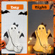 Hzaavs Ghost Walking Dog Statue Decor With Led Halloween Spooky Ghost Dog Resin Figurinecute Light-Up Finger Ghost Decorations For Party Home Bedroom Shelf Table Centerpiece (Girl)