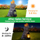 Illumi Solar Dog Garden Statue With Lantern And Sleeping Cat – Resin Pet Figurine Light For Outdoor Yard Decor S For Women Mom Grandma