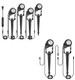 Iriseco Outdoor Landscape Lights 4 Pack+2 Pack Extendable Landscape Lights