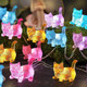 Jashika Outdoor Cat Solar Lights For Outside Gardendécor-14Ft 40Led Waterproof Solar Fairy Lights For Balcony Doorway Yard Patio Fence Backyard Pet Decor