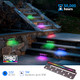 Kwinmyso 4 Packs 7Inch 3W Rgbw Led Hardscape Lightingcolor Changing Retaining Wall Lightlow Voltage Landscape Lights12V Ac/Dcswivel Led Paver Lightsoutdoor Step Light 50000 Hours Lifespan