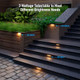 Leonlite 12-Pack 7 Inch Led Hardscape Lighting Update Retaining Wall Lights 3W/4W/5W Dimmable Outdoor Step Lights 12-24V Ac/Dc Paver Light Low Voltage Led Landscape Lighting 2700K Soft White Etl