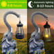 Lislinqi 10.6 Inch Statue Elephant With Solar Outdoor Lights For Garden Decor，Lucky Present With Appeal For Birthdays(Man And Women And Family)，Unique Housewarming Presents And Yard Decor. (Gray)