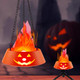 Lolossure Halloween Fake Fire Light3D Artificial Fire Flames Halloween Decorations Lightsled Hanging Pumpkin Light With Tripod And Metal Lanyardusb Lights Decor For Door Yard Indoor And Outdoor