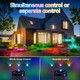 Meekbos Rgb Led Flood Lights Outdoorcolor Changing30W (300W Equivalent)3000Lm Works With Bluetooth App Or 2.4G Remote Controlip66 Waterproof16 Million Colors Timing Music Sync5000K2-Pack