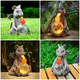 Mopha Mopha Solar Garden Outdoor Statues Dragon Holding Magic Orb With Solar Led Lights Lawn Décor Dragon Sculpture For Garden Yard Lawn Balcony And Home For Women
