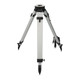 Mountlaser Surveying Tripod Aluminum Survey Tripod With 5/8-Inch 11-Threaded Flat Head With Dual Lock For Total Station Theodolite Auto Level (Sja30-Fcd)