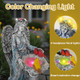 Mrocioa Mrocioa Solar Outdoor Garden Decor Angel Statue Light With Color Changing Birdbath Waterproof Led Home Decor Figurine Lights For Yard Patio Front Porch Housewarming S For Thanksgiving Christmas