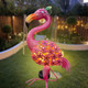 Oguo Flamingo Decor-Solar Garden Decorpink Flamingos For Yard-Patio Lawn Balcony Backyard Decorationsflamingo Birthday S For Women