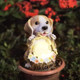 Oguo Solar Dog Decor-Outdoor Statues For Gardenpatioporchbalconybackyard Or Lawn Decor- Birthday S For Women