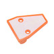 Paialco Mini Triangle T Level Tool 2 Bubbles Vertical Horizontal Orange 2Pcs