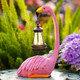 Philodwell Flamingo Statues For Garden Decor: Outdoor Figurines Sculpture With Lantern For Lawn Patio Yard Balcony - S For Mom Grandma