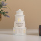 Rosycoud White Ceramic Lighthouse With Bible Verses - Psalm 27:1 Christian Light House Decor Statue Lamp Faith Based Baptism Encouragement Spiritual Religious S For Women