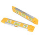 Sehoi 6 Pack 9 Inch Magnetic Torpedo Level With 45 90 180 Degree Bubbles Plastic Shell Shock Resistant Torpedo Level Yellow Spirit Level Measuring Tool