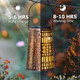 Sucuy Metal Outdoor Solar Lanterns - Waterproof Led Decorative Lights For Yard Lawn Tabletop Porch & Christmas Decorations