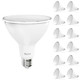Sunco Lighting12 Pack Outdoor Flood Light Bulb Led Par38 Exterior Spotlight Bulbs Weatherproof 1050 Lm 13W (100W Equivalent) 5000K Daylight Wet Rated Dimmable E26 Base Ul