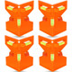 Tellegloww 4 Pcs Magnetic Post Level For Pipe Post And Pipe Level Adjustable Folding Tool With 3 Vials And Elastic Loop For Hands- Work Easy Plumb And Reads