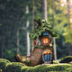 Teresa'S Collections Boot Fairy House Garden Statues With Solar Outdoor Light For Garden Decor Resin Fairy Garden Accessories Outdoor Home Decorations Lawn Ornaments Yard Decor S For Mom 6"