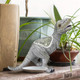 Uniqus Dinosaur Garden Statue Outdoor Decoration - Weather Resistant Resin Dinosaur Sculpture Hand-Painted Retro Design Perfect For Courtyards Porches Fish Tanks