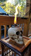 Uniqus Skull Tiki Torch (2Pack) Outdoor Patio Halloween And Gothic Decor Our Tiki Table Skulls Will Take Your Atmoshere To The Next Level