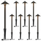 Uniqus 10W Pro Style Low Voltage Landscape Pathway Lights Kit 8Pack 2700K Warm White Decorative Yard & Garden Lighting 8308-9103-08
