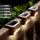 Uniqus Solar Deck Lights Outdoor 16 Packsolar Step Lights Waterproof For Stairssteppatio Front Porchbackyard Decorations-Warm