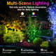 Uponeled 8 Pack Low Voltage Outdoor Landscape Lighting Rgbw Shielded Well Lightscolor Changing Ip67 Waterproof Paver Light Pathway Lightled Outdoor In-Ground Lights For Garden Yard Fence Deck