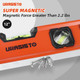Urasisto 3-Piece Spirit Level Set 12" 20" 40" Level Set With Magnetic Torpedo Level 45°/90°/180°Bubbles Measuring Aluminium Alloy Levels With Carrying Bag