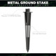 Venus Manufacturing 6Pcs 8.75” Landscape Lighting Metal Stakes 3/4 Npsm (0.77'' Thread Diameters) Path Light Replacement Ground Spikes Fit Malibu Outdoor Pathway Light & Spotlight/Floodlight Lights
