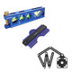 Workpro Torpedo Level & 10" Contour Gauge And 6-Sided Angle Measuring Tool Combo Kit