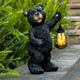 Xin Ming Solar Lantern Garden Statue Decoration Outdoor Bear Statue Lights For Patio Patio Decor - Unique Housewarming  For Grandma Wowen Mom Friend Cute Spring Ornament