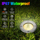 Yahenda Yahenda 8 Sets Low Voltage Landscape Lights 5W Led Warm White Outdoor Waterproof Deck Lights With Connectors 12V-24V In-Ground Pathway Lighting For Garden Yard Driveway Patio Walkway