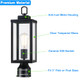 Yaokuem Outdoor Post Light Pole Lantern E26 Base 60W Max Metal Housing Plus Glass Wet Location Rated Bulbs Not Included Matte White 2 Pack