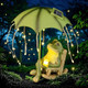 Yiilead Frog Garden Statue Solar Garden Frog Decor Fairytale Courtyard Accessories Outdoor Figurine Lights Art Housewarming  For Patioyardlawn Ornament