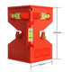 Yotom 2 Pcs Magnetic Post Level For Pipe Post And Beams Leveling (D Version)