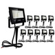 Zhma 10W Led Landscape Lights 12V Low Voltage Warm White Ip66 Waterproof Garden Flood Light For Pathway Lighting Yard Lawn Wall Trees Lighting Outdoor Spotlights With Spike Stand [10 Pack]