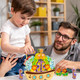 AluAbi Board Games for Kids & Adults Noah's Ark Wooden Balance Stacking Toys Team Building Blocks STEM Toy Fine Motor Stacking Balance Game Baptism Easter Birthday for Boys Girls