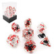 BESCON DICE Novelty Spider Polyhedral Dice Set Black Spider RPG Dice Set of 7