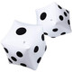 CCINEE 13 inch Giant Inflatable Dice Pool Toy for Lawn Game Outdoor Floor Games，Pack of 2