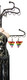Cerivee Rainbow Pride Translucent Dice Earrings - d20 d12 d10 d8 d6 d4 d00