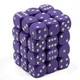 Chessex DND Dice Set-Chessex D&D Dice-12mm Opaque Purple and White Plastic Polyhedral Dice Set-Dungeons and Dragons Dice Includes 36 Dice – D6 (CHX25807)