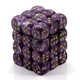 Chessex DND Dice Set-Chessex D&D Dice-12mm Vortex Purple and Gold Plastic Polyhedral Dice Set-Dungeons and Dragons Dice Includes 36 Dice – D6 Various (CHX27837)