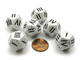 Chessex Speckled Roman d4 Arctic Camo Dice (Set of 6)