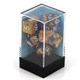 Chessex CHX26422 Dice-Gemini Blue-Gold/White Set