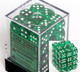 Chessex Green with White Spots Translucent 12Mm 6 Sided Dice 36 by Alliance Games