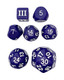 Impact Miniatures DCC Special 7 - Purple - Set of 7 Rare and Unusual RPG dice Approved for use with Dungeon Crawl Classics