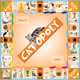 Late for the Sky Late for the Sky CAT-opoly Board Game White Large
