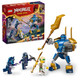 LEGO NINJAGO Jay’s Mech Battle Pack Adventure Toy Set for Kids with Jay Minifigure and Mech Figure Creative Ninja for Boys and Girls Aged 6 Years Old and Up 71805